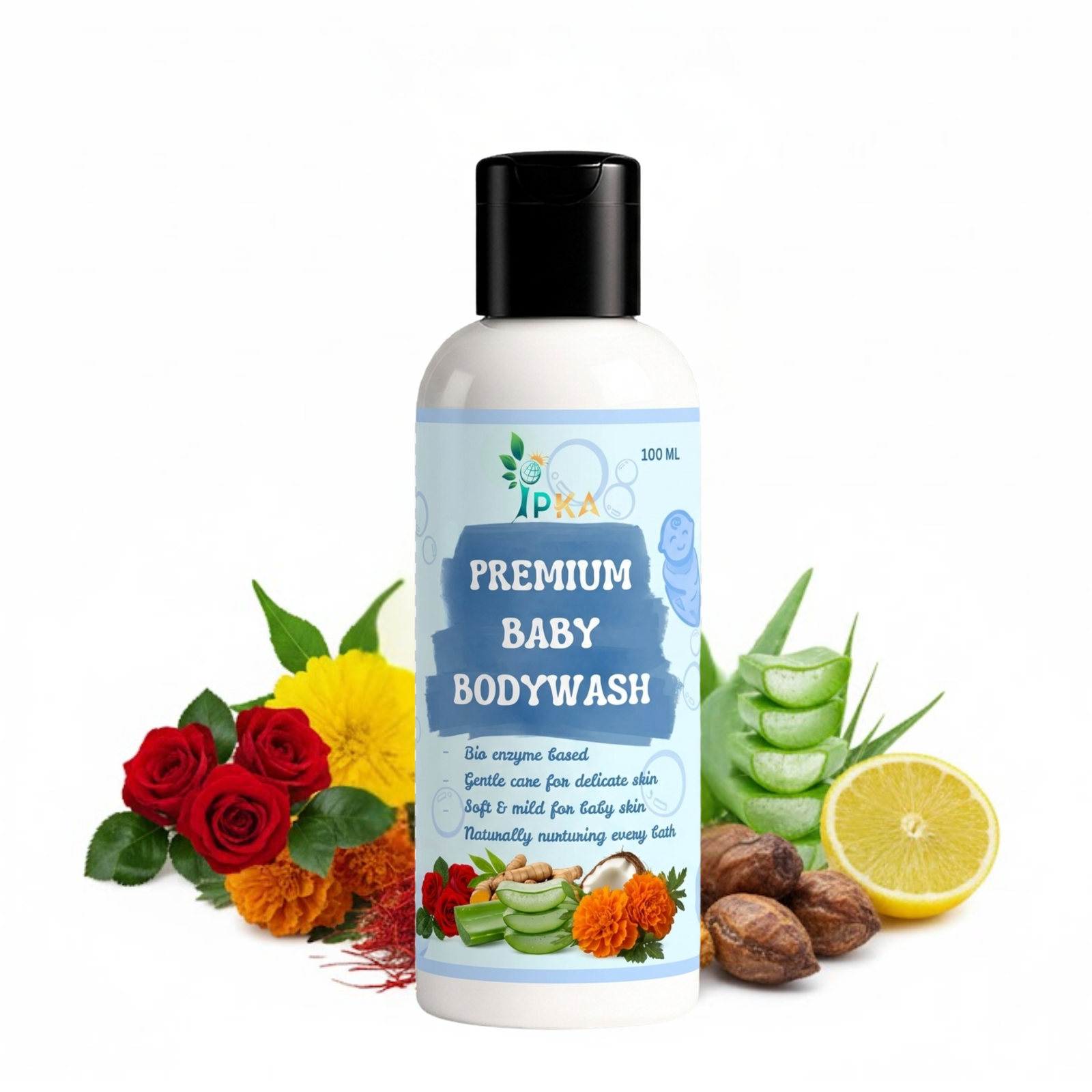 NATURAL AND HERBAL BABY BODYWASH