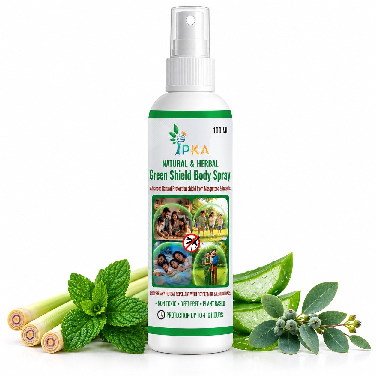 Natural & Herbal Green Shield Body Spray