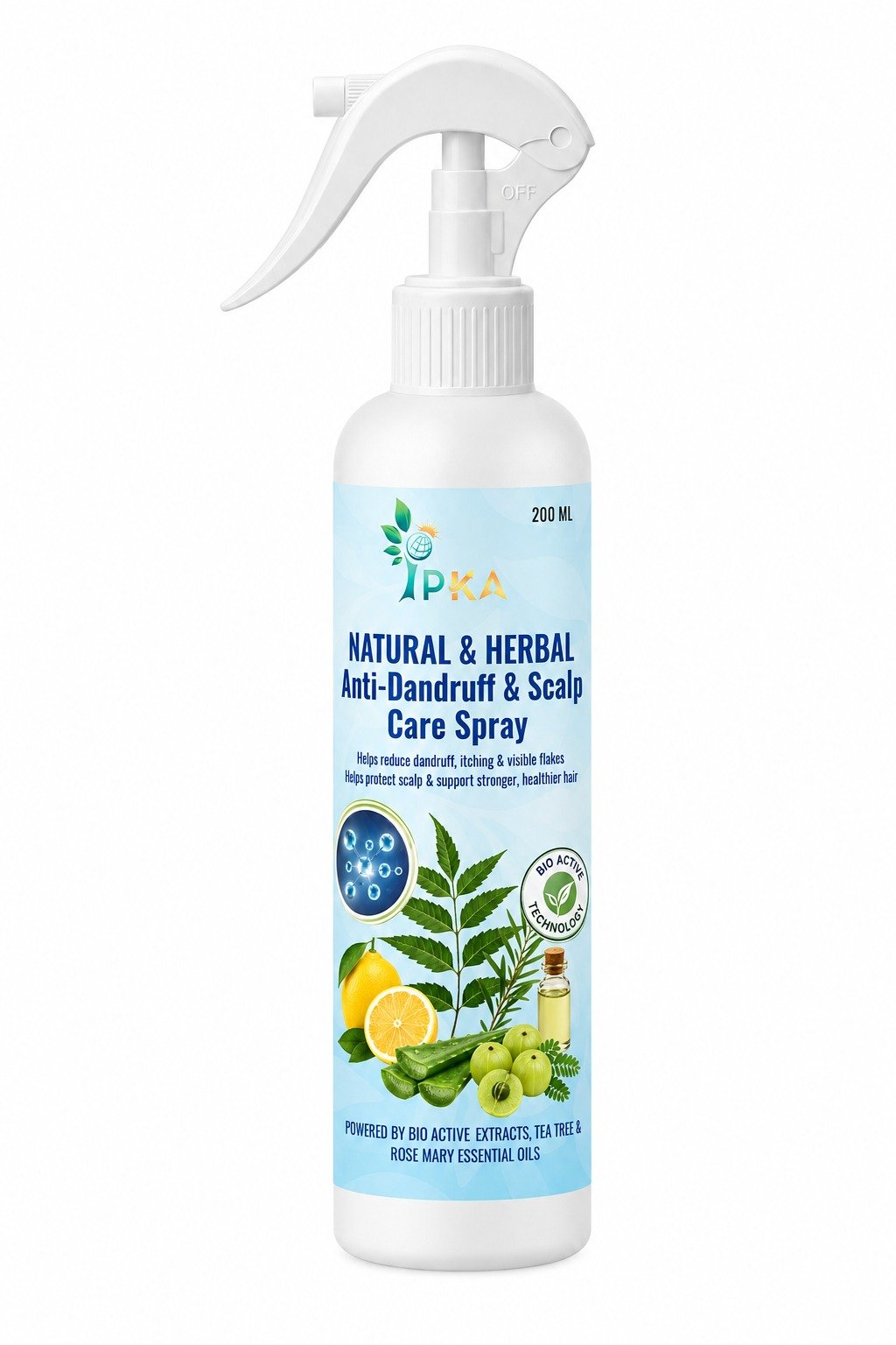 Natural & Herbal Anti Dandruff & Scalp Care Spray(200 ml