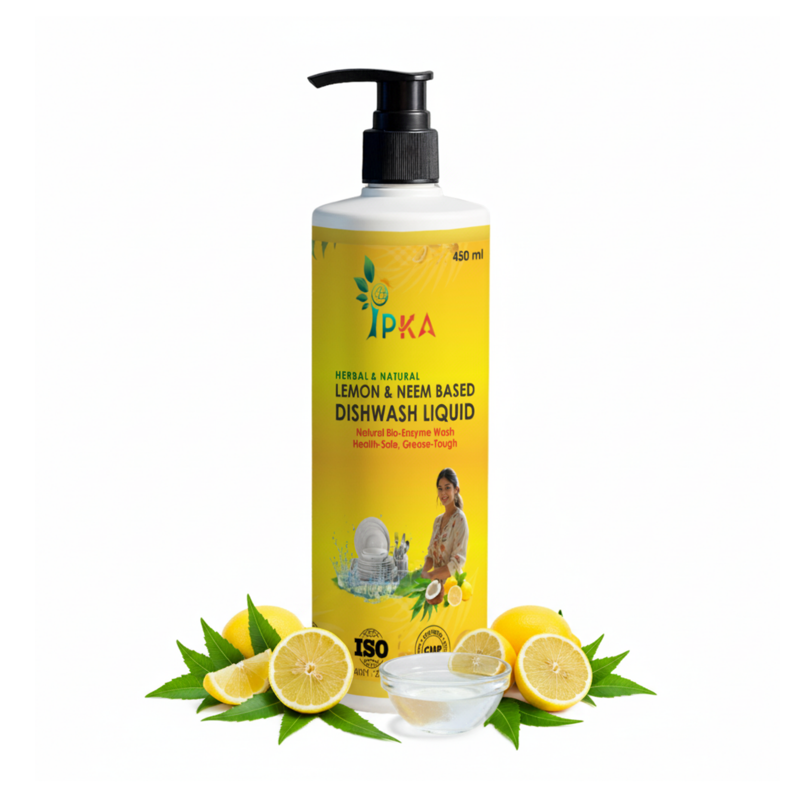 Lemon & Neem Based Dishwash Liquid