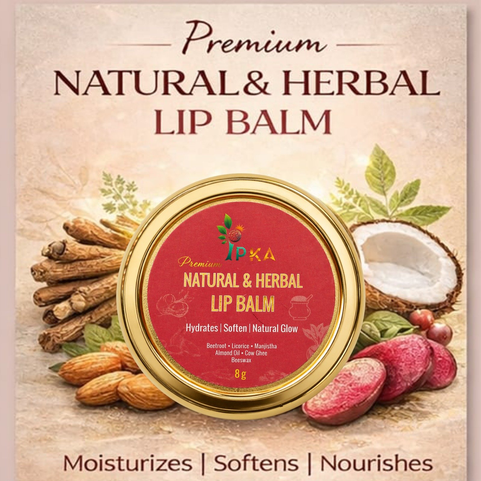 Premium Natural & Herbal Lip Balm