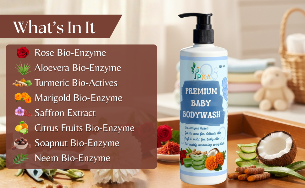 NATURAL AND HERBAL BABY BODYWASH