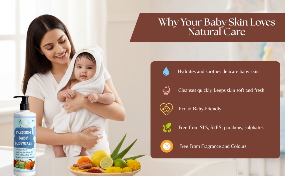 NATURAL AND HERBAL BABY BODYWASH