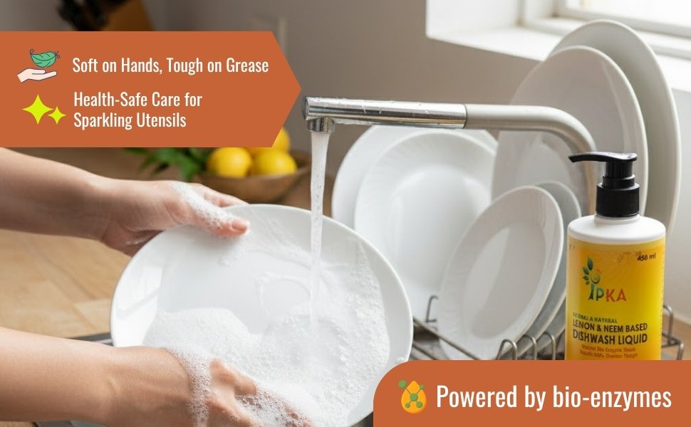 Lemon & Neem Based Dishwash Liquid