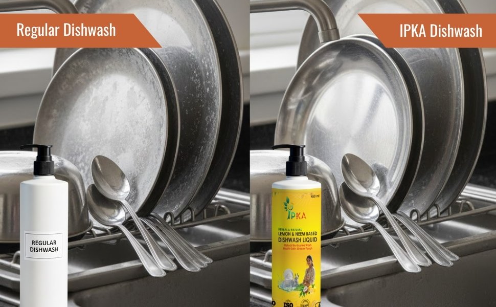 Lemon & Neem Based Dishwash Liquid