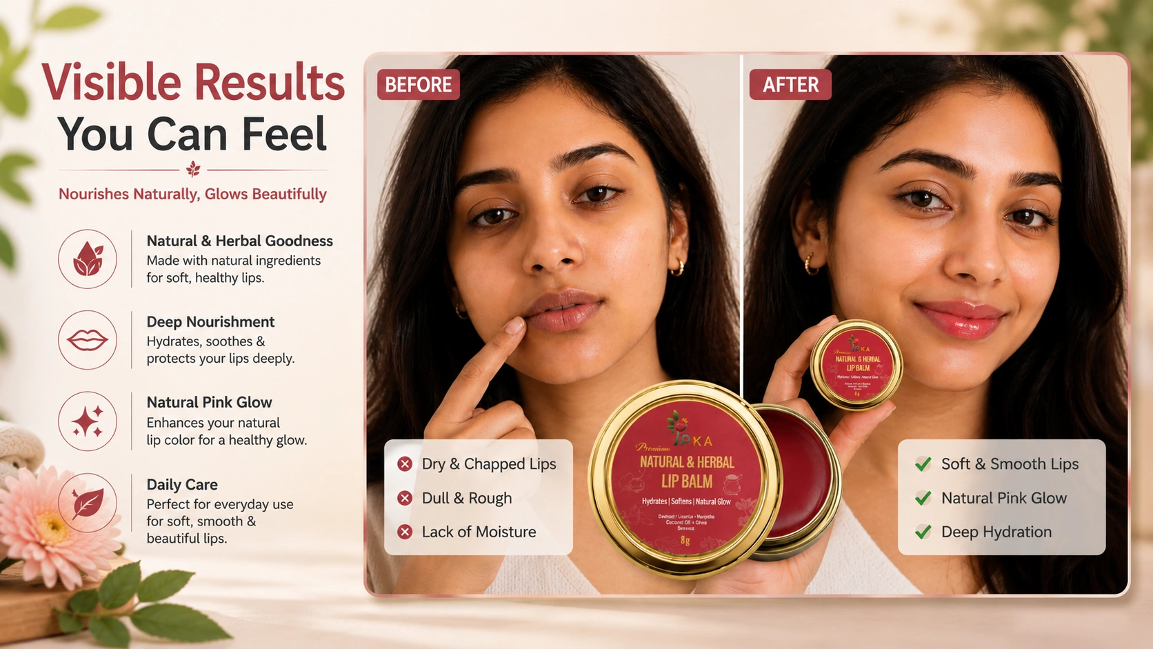Premium Natural & Herbal Lip Balm