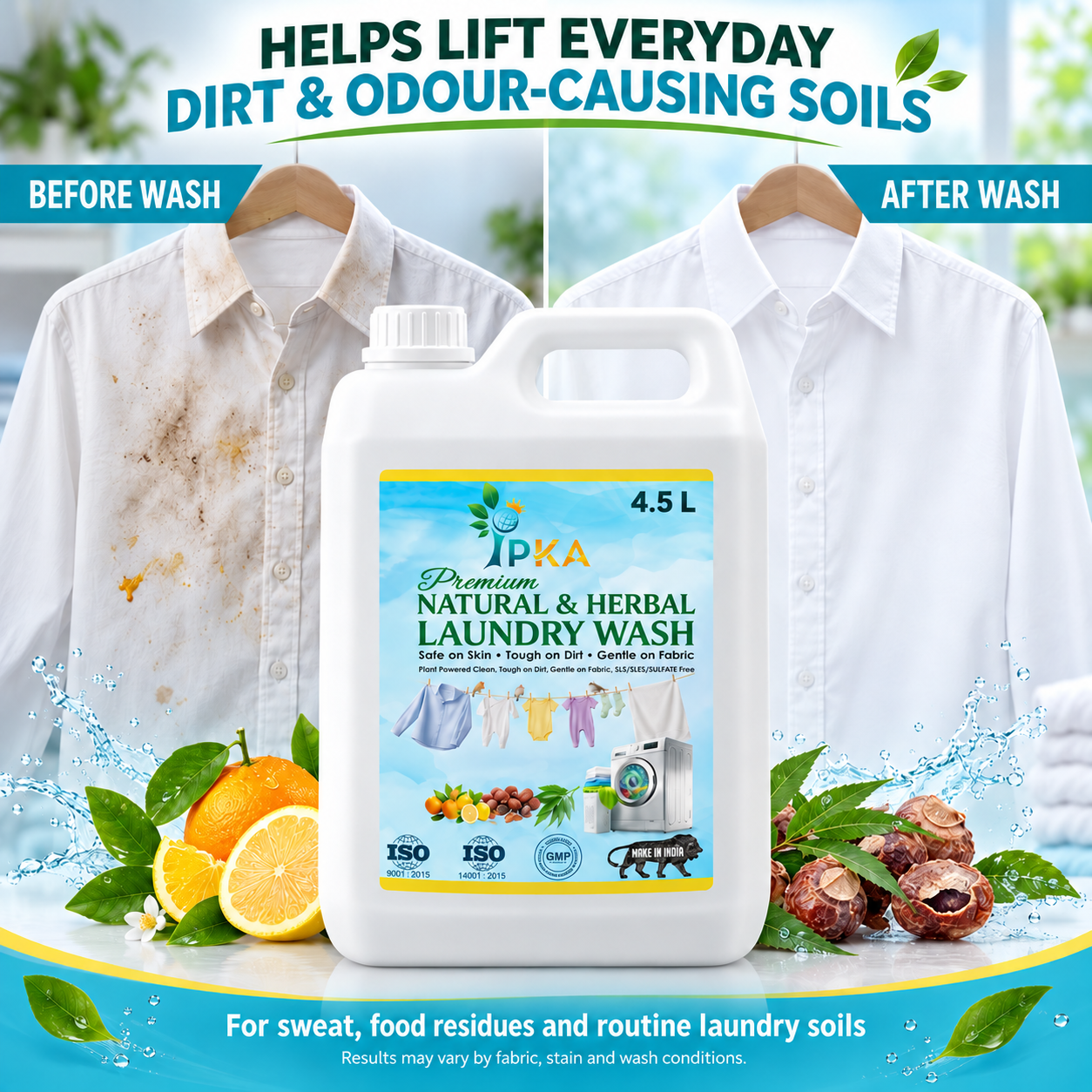 NATURAL & HERBAL LAUNDRY WASH(750 ML)