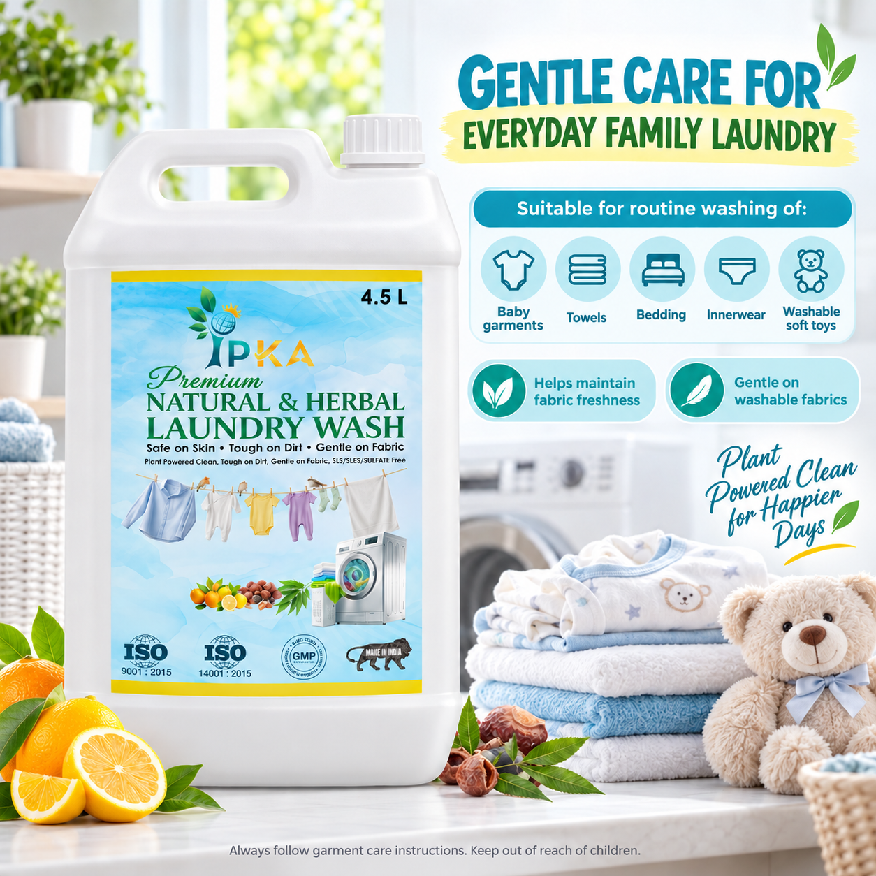 NATURAL & HERBAL LAUNDRY WASH(750 ML)