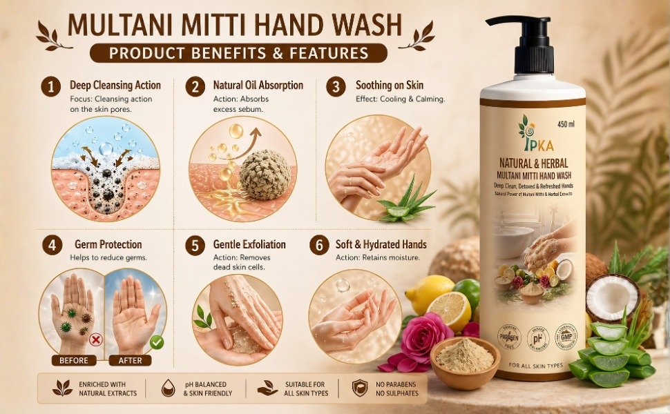 Multani Mitti Hand Wash