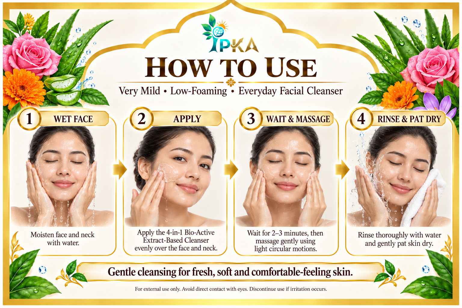 Natural & Herbal Bio-Active Hydrating Face Wash