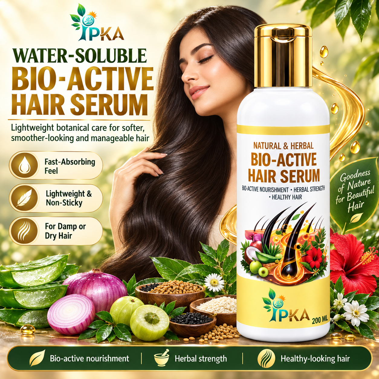 Natural & Herbal Bio-Active Hair Serum