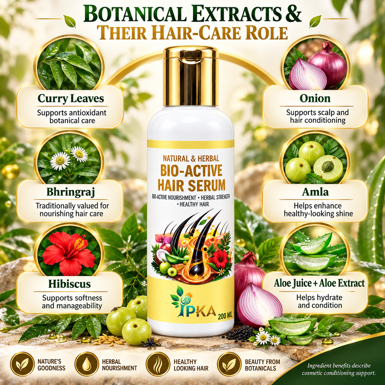 Natural & Herbal Bio-Active Hair Serum