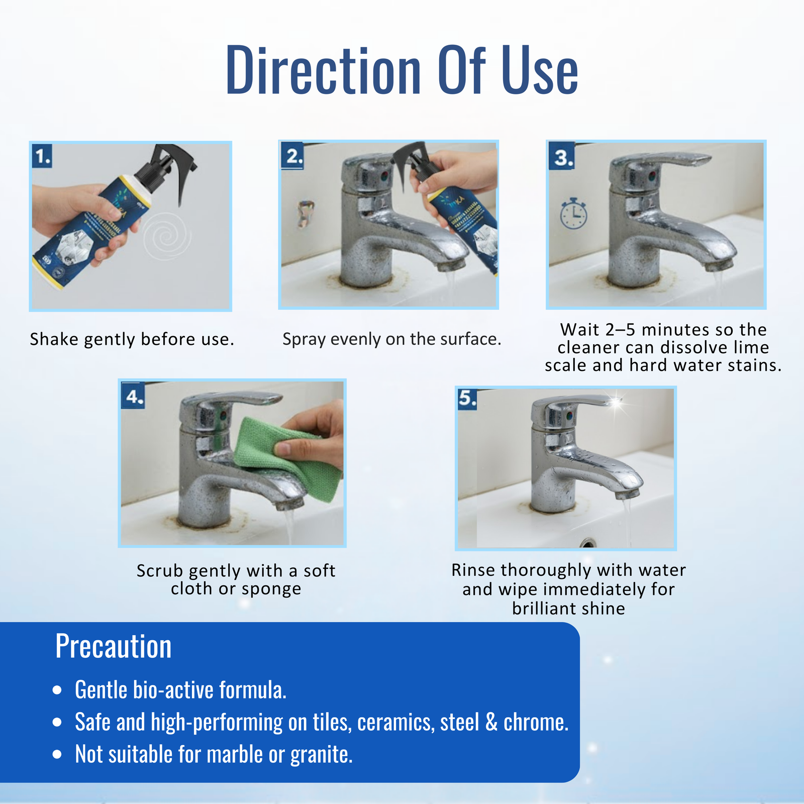 Natural & Herbal TAP & Tile Cleaner