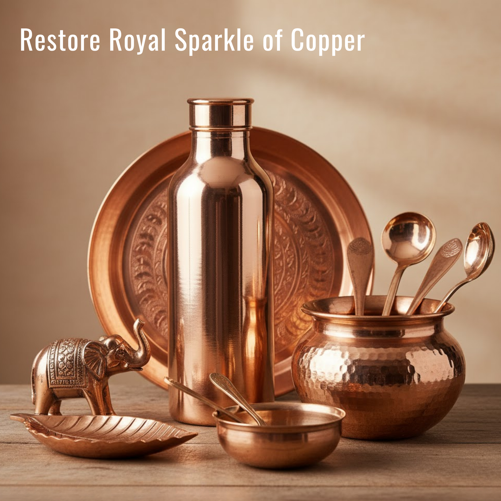 NATURAL AND HERBAL COPPER & BRASS CLEANER