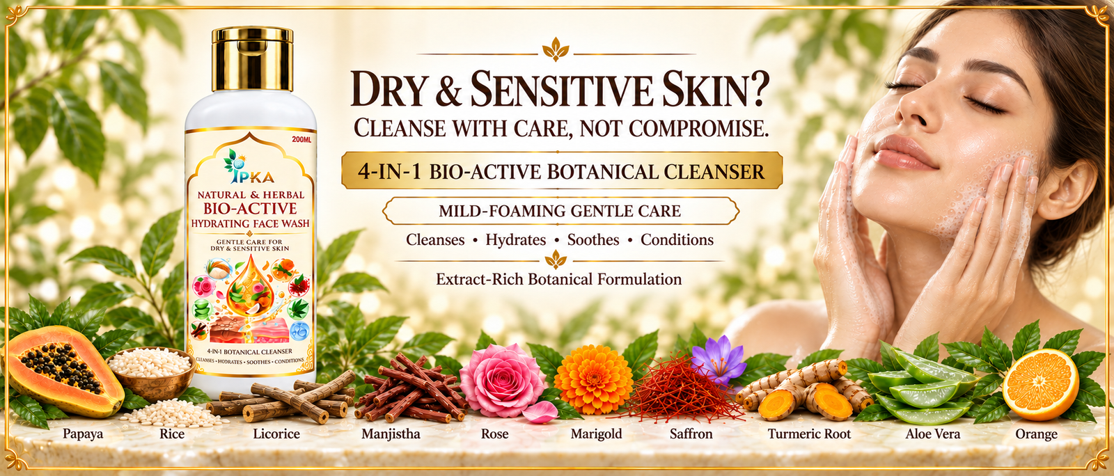 FACE WASH BANNER
